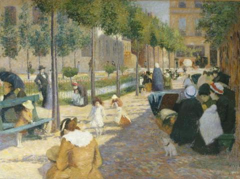 F. Zandomeneghi, "Place d'Anvers" (1880)