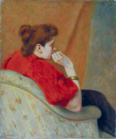 F. Zandomeneghi, La leçon (1895), provenienza collezione Piceni